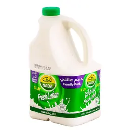 ندى لبن كامل الدسم 3 لتر