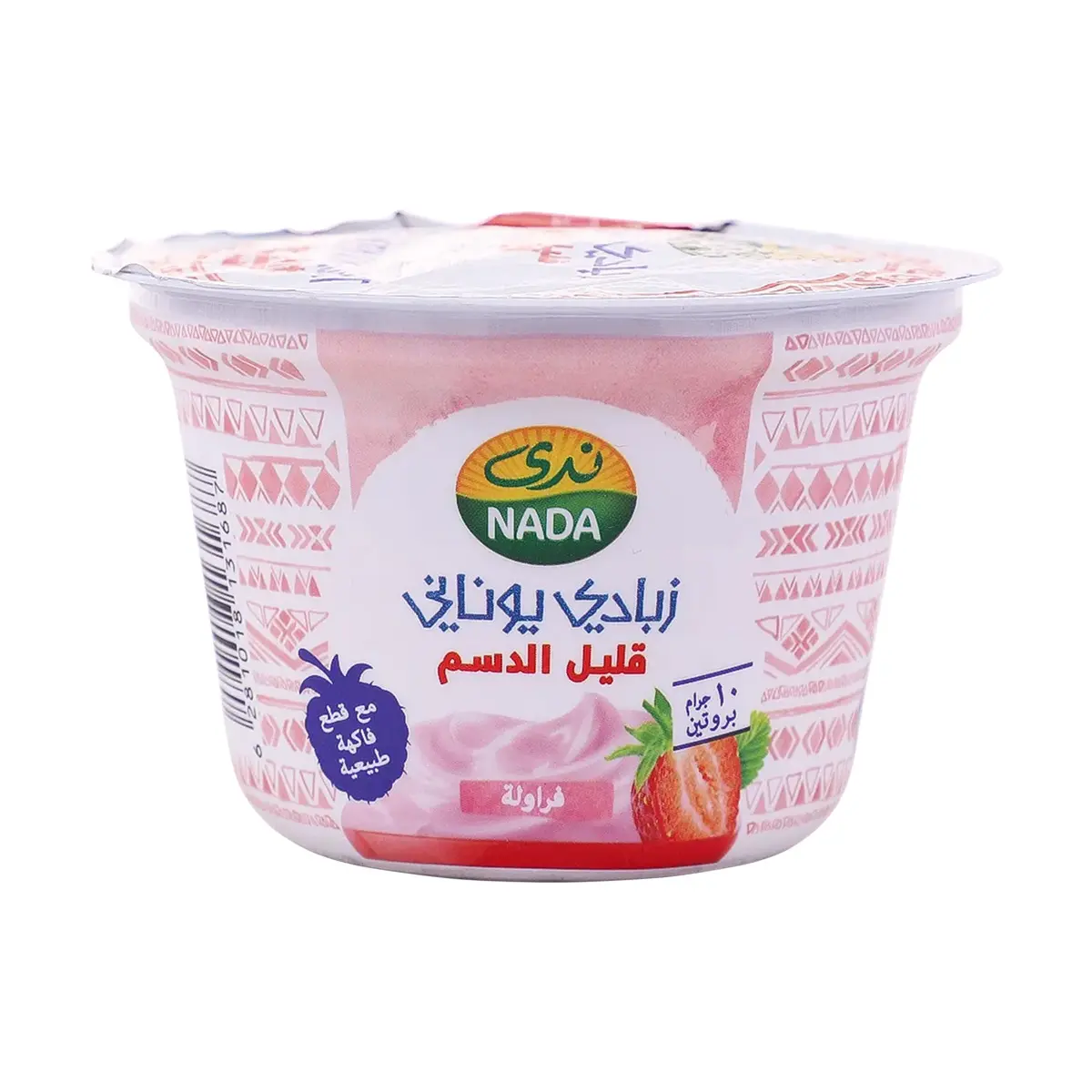 Nada Greek Yoghurt Strawberry Flavor Low Fat 160 gm - view 1