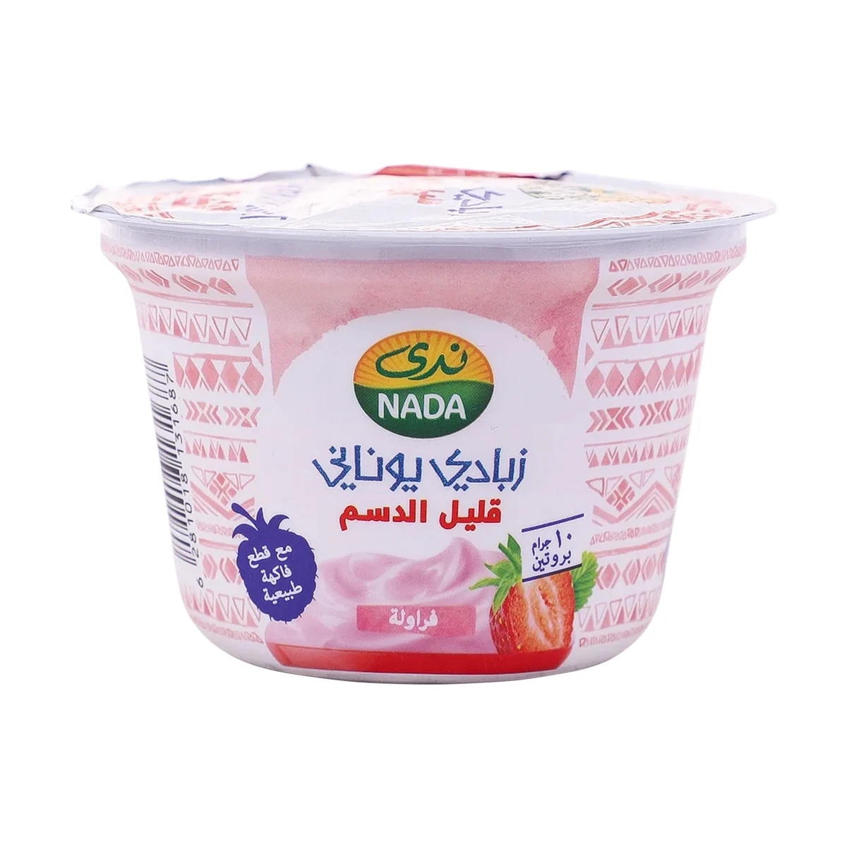 Nada Greek Yoghurt Strawberry Flavor Low Fat 160 gm