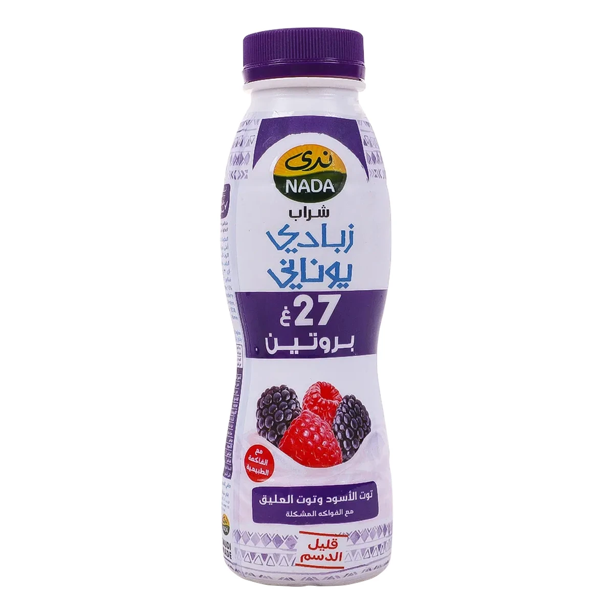 Nada Greek Yoghurt Drinking Blackberry & Raspery With Cereal Flavor 330 ml