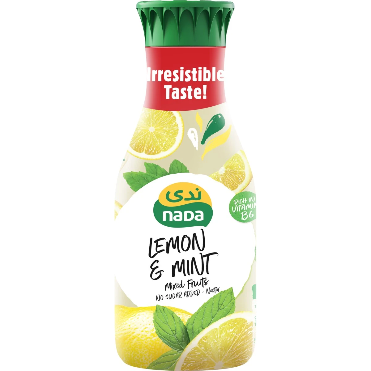 Nada Fresh Juice Lemon And Mint Nectar Mixed Fruits No Sugar Added 1.35 L