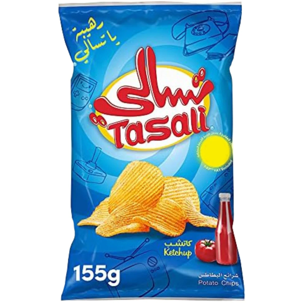 Tasali Ketchup Chips 155 g