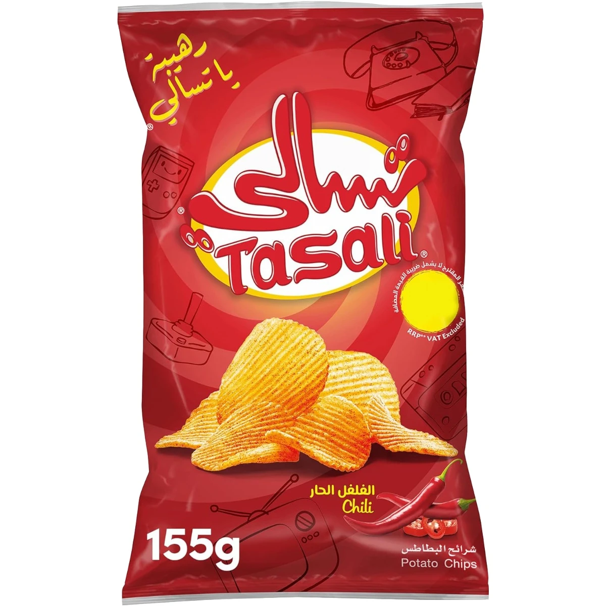 Tasali Chilli Chips 155 g