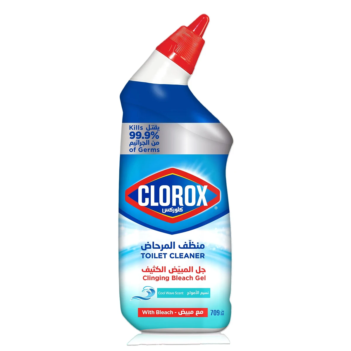 Clorox Toilet Cleaner Clinging Bleach Gel 709 Ml