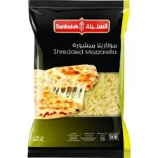 Sunbulah Shredded Mozzarella Cheese 200 g
