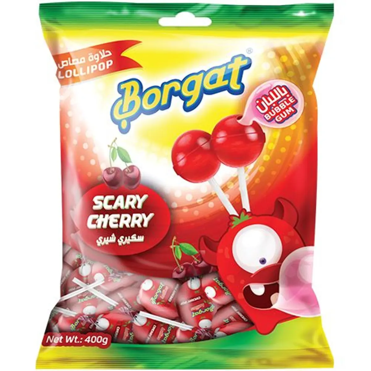 Borgat Lollipop Scary Cherry 40 Pcs 9 gm - view 1