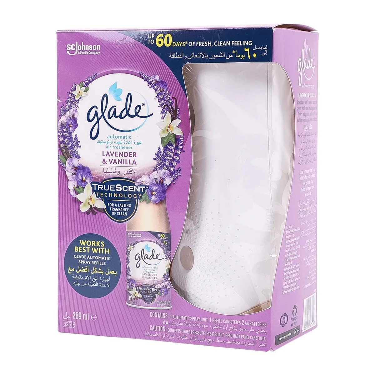 Glade Automatic Spray Lavender & Vanilla Base 269 Ml