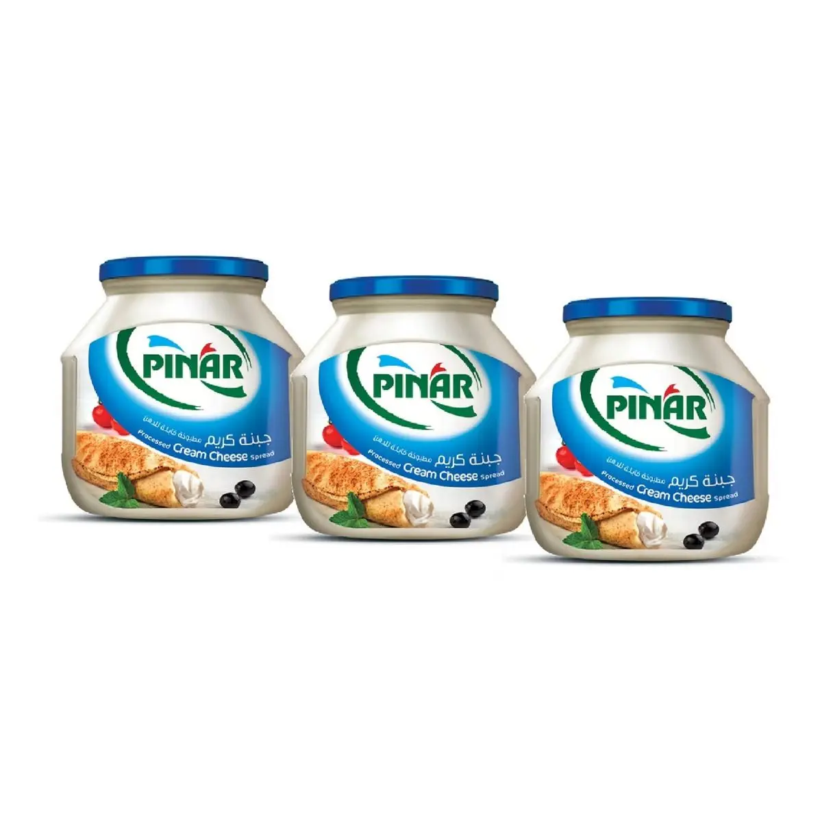 Pinar Spreadable Cream Cheese 240g 3 pcs - view 1