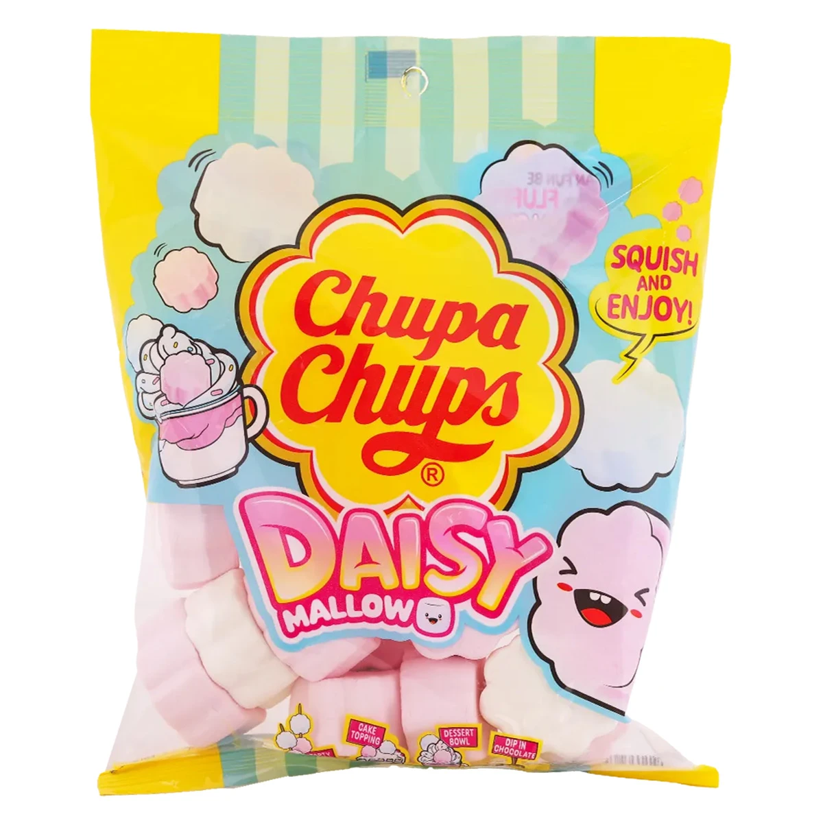 Chupa Chups Daisy Mallow Strawberry Vanilla 140 Gm