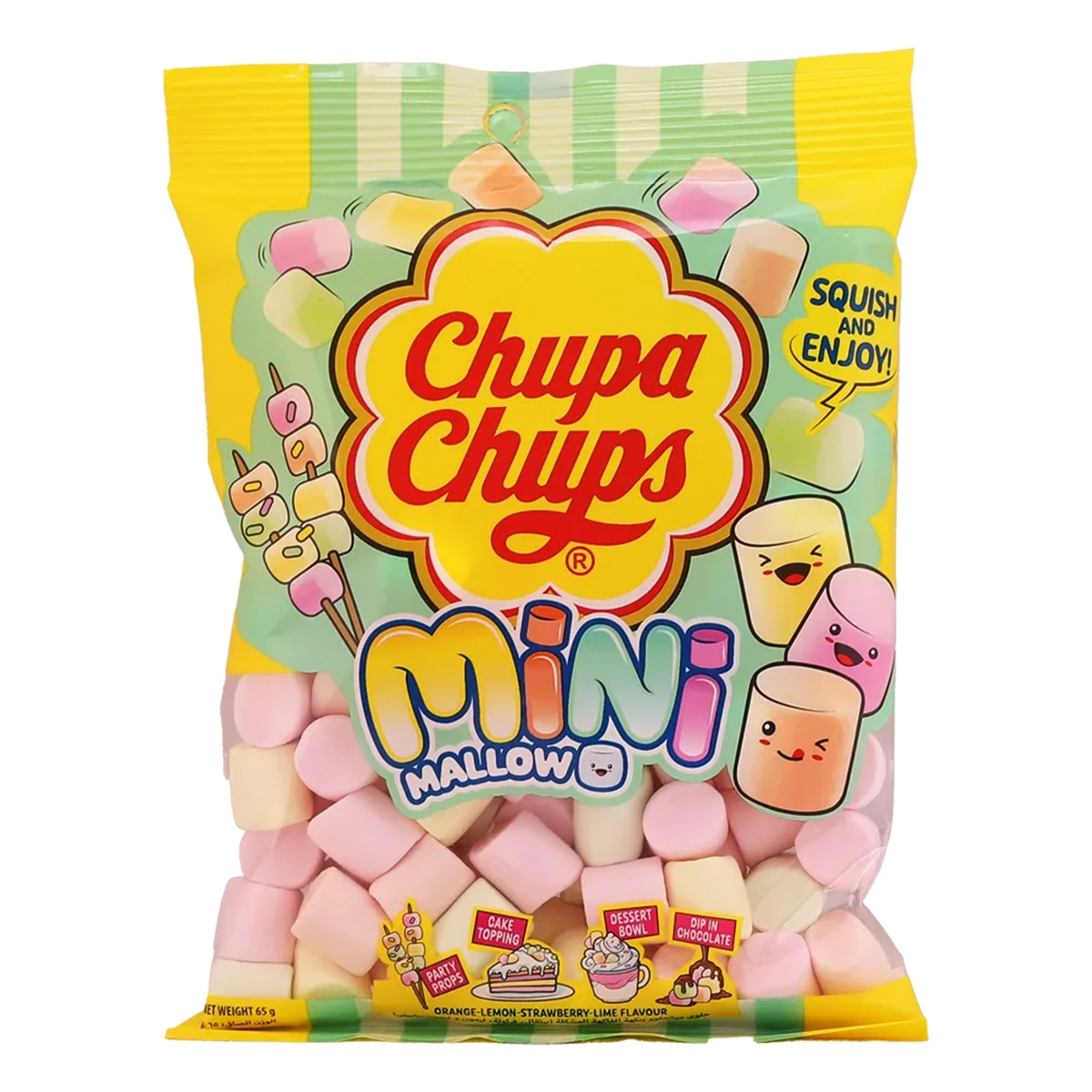 Chupa Chups Mini Mallow Mixed Fruit 65 Gm