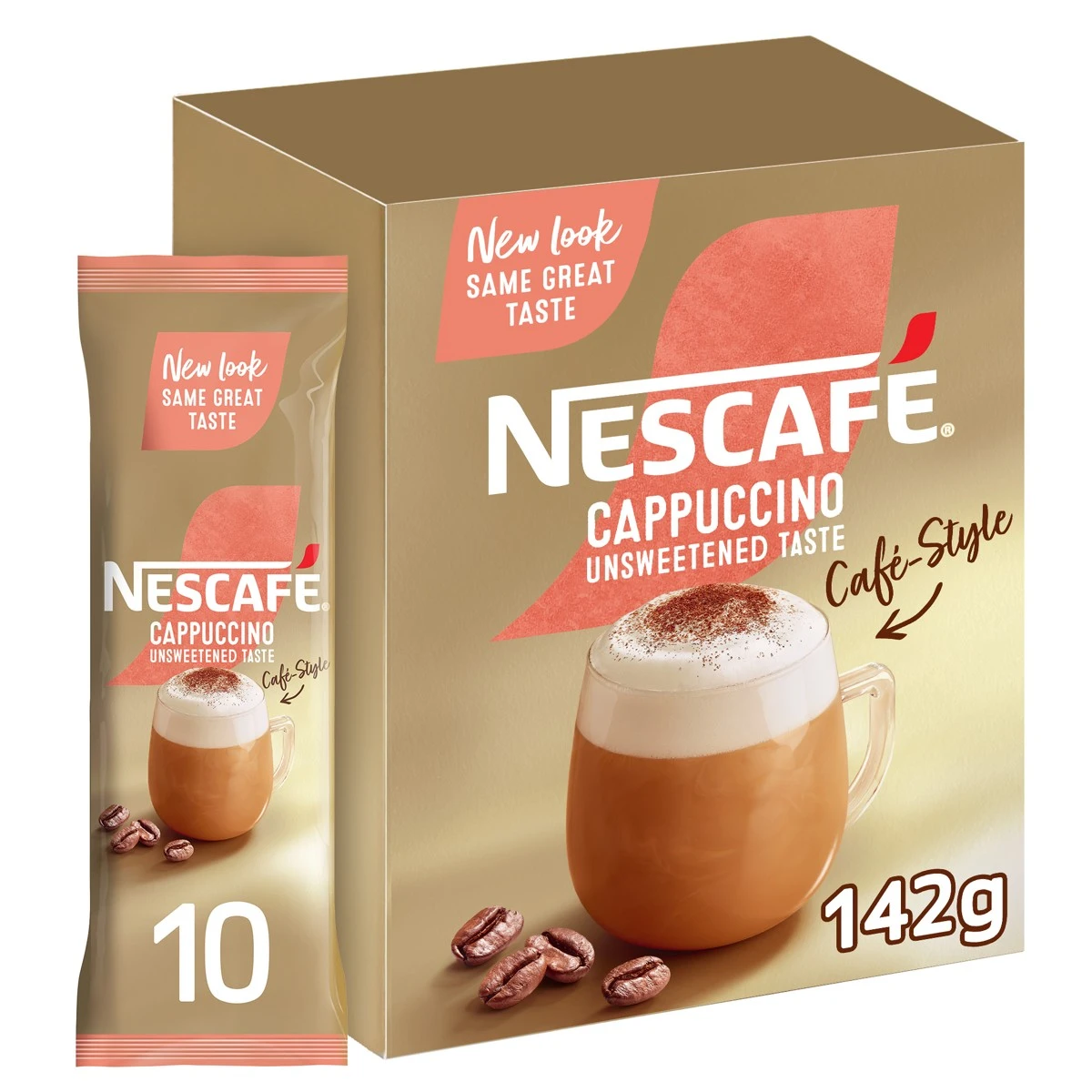 Nescafe Gold Cappuccino Unsweetened 10 Pcs 14.2 gm