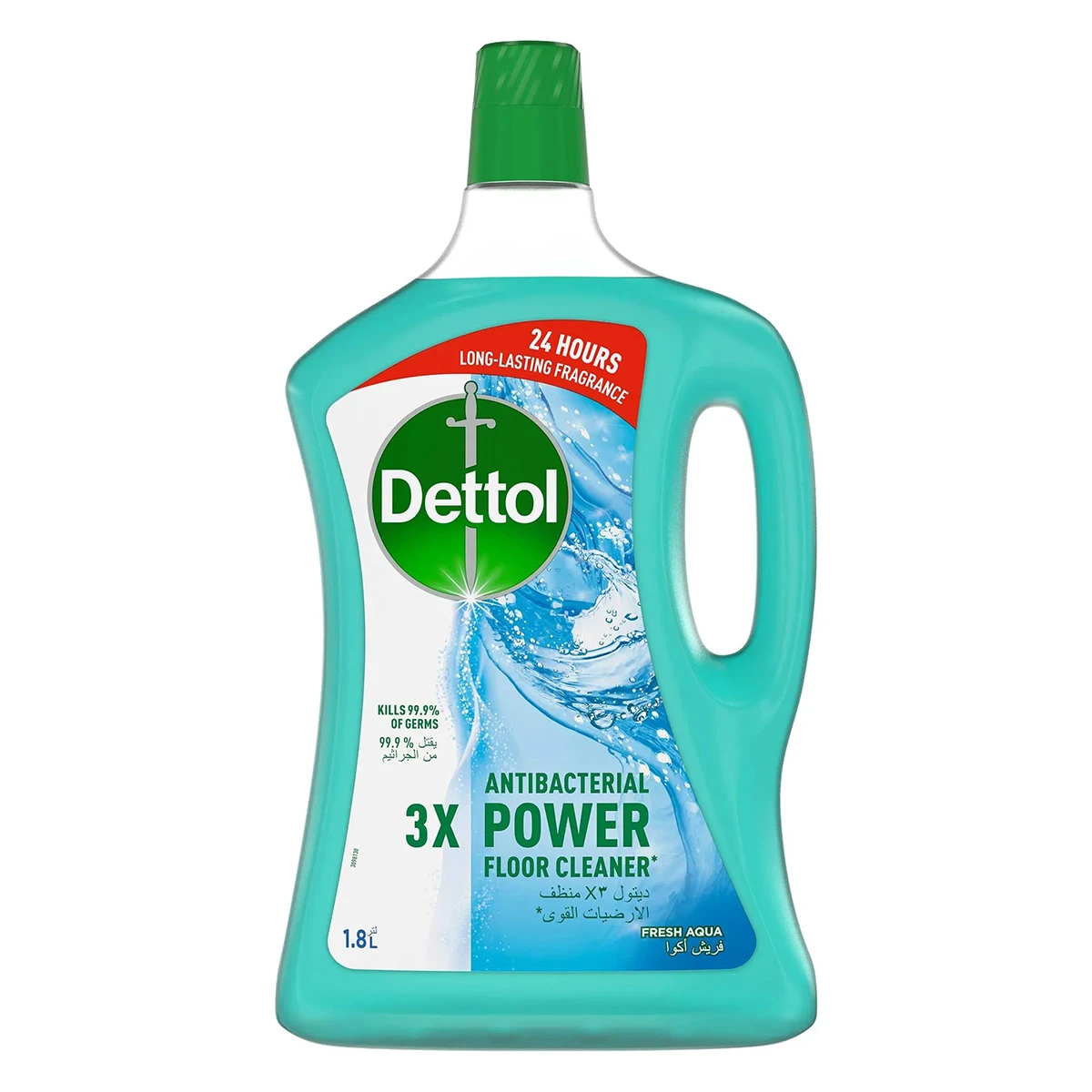 Dettol Antibacterial 3X Power Floor Cleaner Aqua 1.8 Ltr