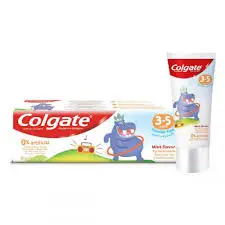 Colgate Kids Orange Flavor 35 Years FluorideFree Toothpaste 60 Ml