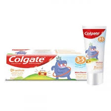 Colgate Kids Orange Flavor 35 Years FluorideFree Toothpaste 60 Ml