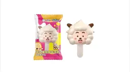 Babe's Bottle Lazy Goat Milk & Peach Flavored Ice Cream 70 gm