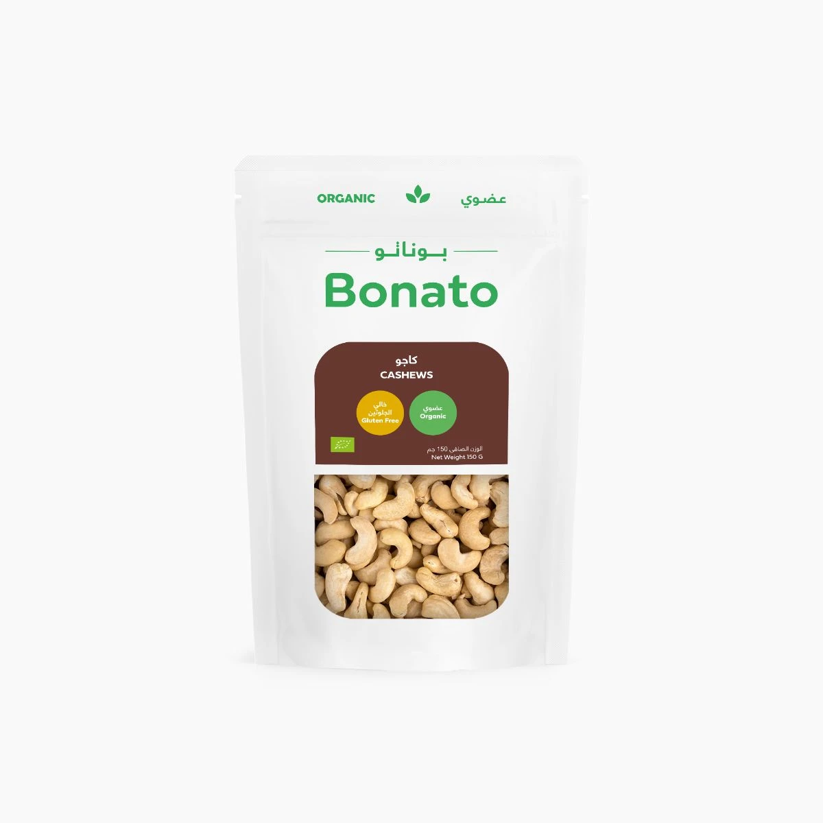 Bonato Organic Cashews 150 gm