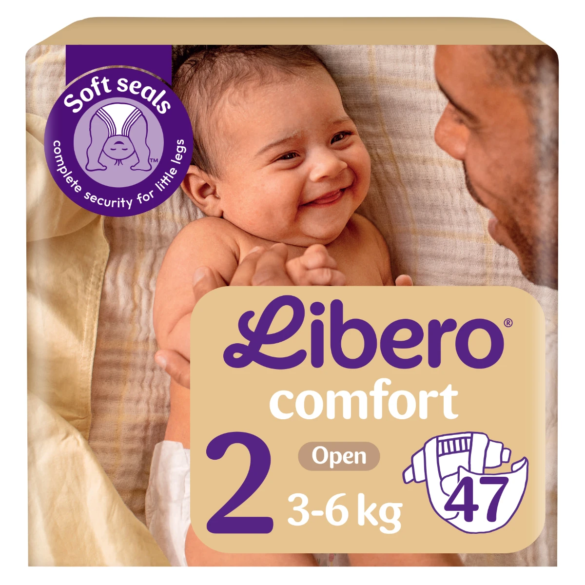 Libero Comfort 2 Open Diaper 3-6 Kg 47 pcs