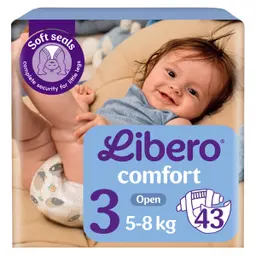 Libero Comfort 3 Open Diaper 5-8 Kg 43pcs