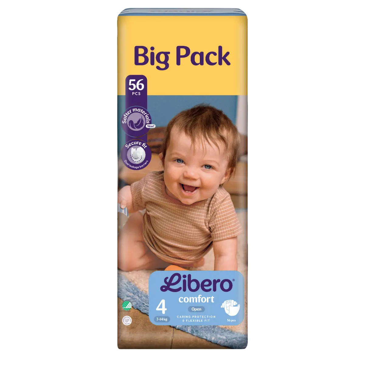 Libero Comfort 4 Open Diaper 7-14 Kg 56 pcs - view 1