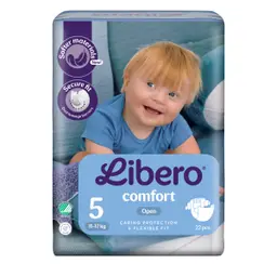 Libero Comfort 5 Open Diaper 11-17 Kg 22 pcs