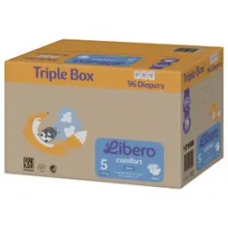 Libero Comfort 5 Open Diaper 11-17 Kg 102 pcs Triple Box