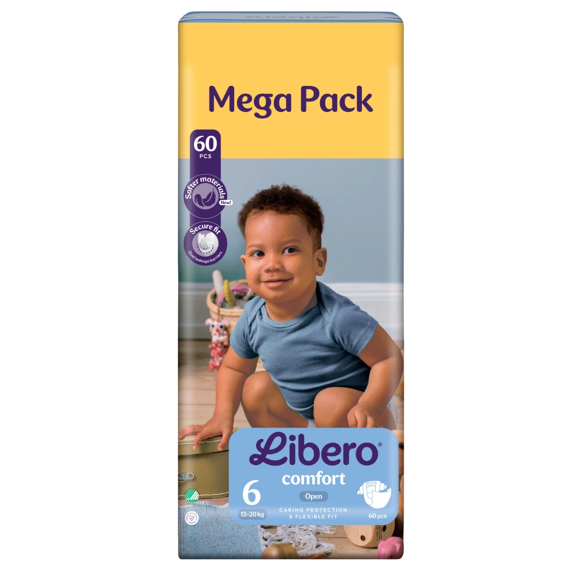 Libero Comfort 6 Open Diaper 13-20 Kg 60 pcs