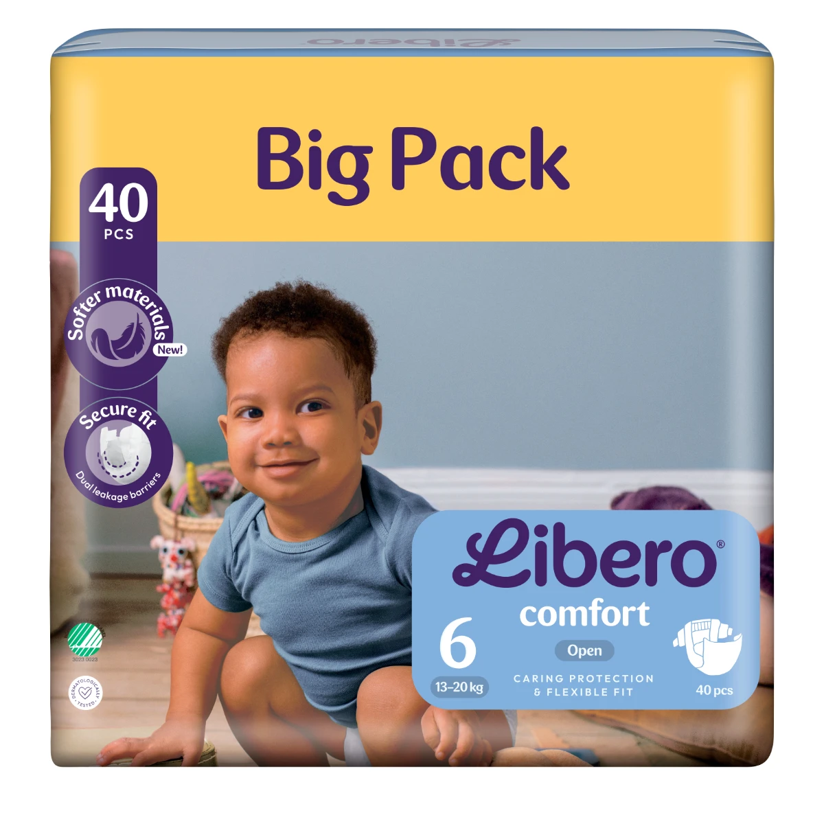 Libero Comfort 6 Open Diaper 13-20 Kg 40 pcs