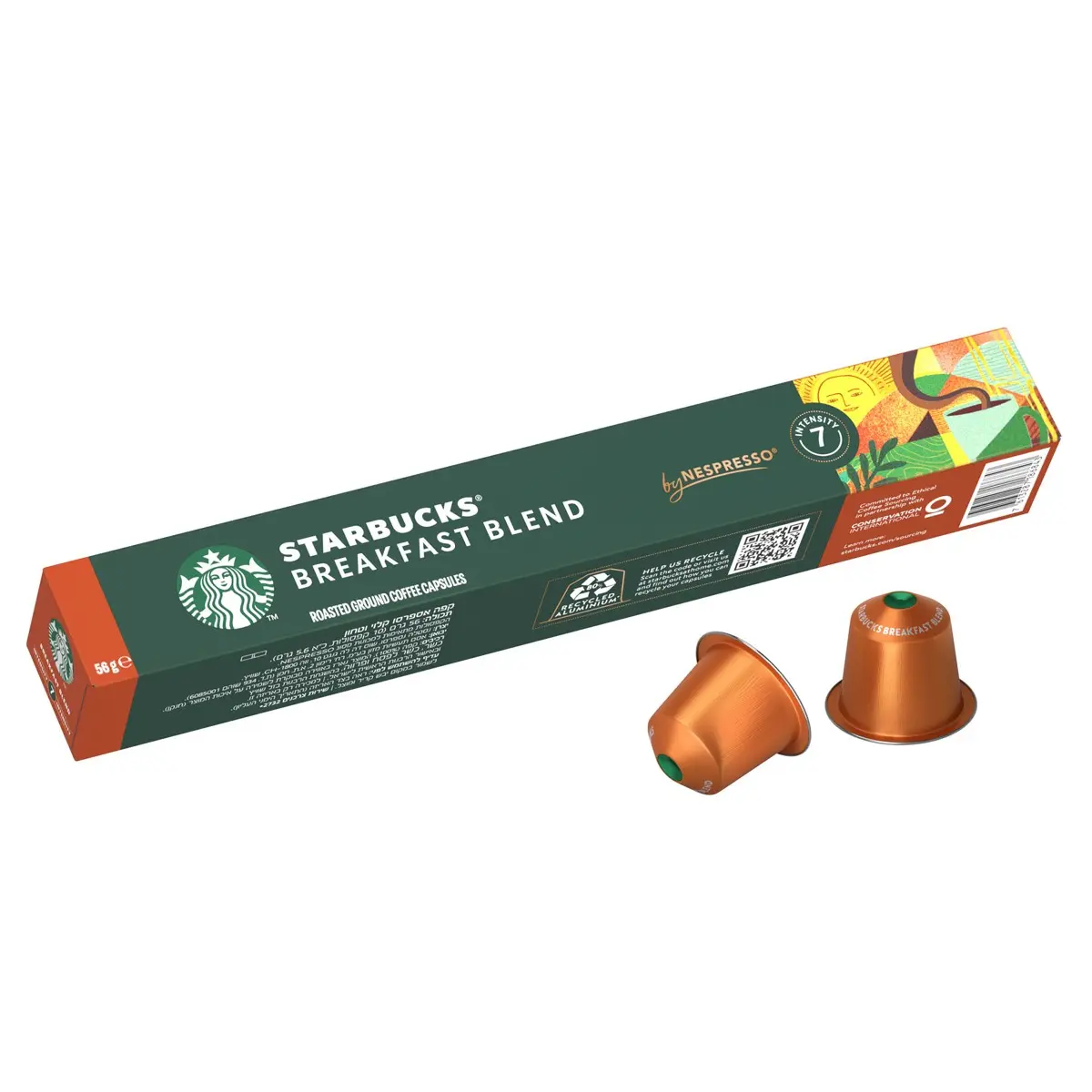 Starbucks Breakfast Blend Nespresso 10 Pcs 56 gm - view 1