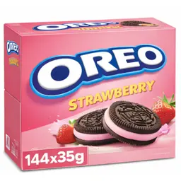 Oreo Strawberry Biscuit 12 pcs 35 gm