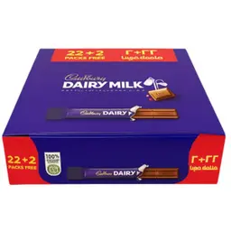 Cadbury Dairy Milk 24 pcs 9 gm
