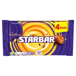Cadbury Starbar Chocolate 4 pcs 37 gm