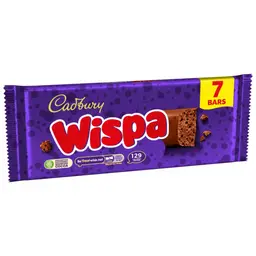 Cadbury Wispa Chocolate Bar 7 pcs 165.9 gm