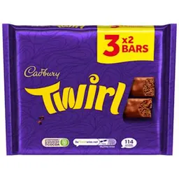 Cadbury Twirl Chocolate Bar 3 pcs 43 gm