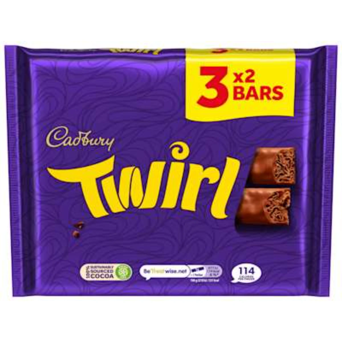 Cadbury Twirl Chocolate Bar 3 pcs 43 gm