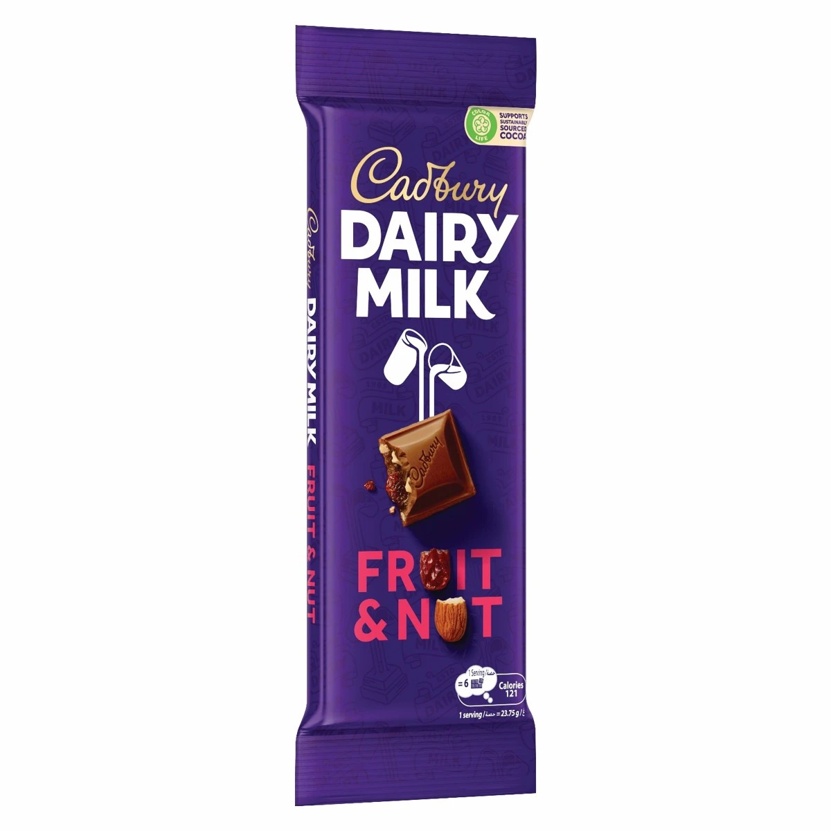 Cadbury Dairy Milk Fruit And Nut Chocolate Bar 95 gm