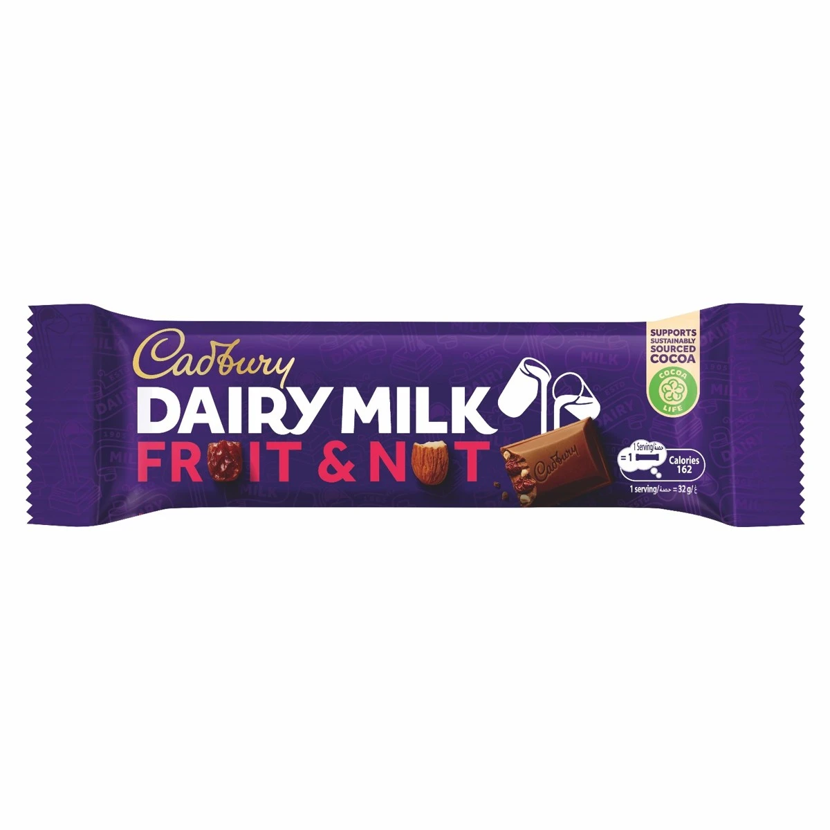 Cadbury Fruits & Nuts Chocolate 32 gm