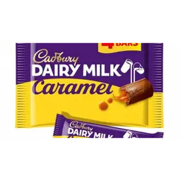 Cadbury Dairy Milk Caramel Chocolate Bar 4 pcs 148 gm