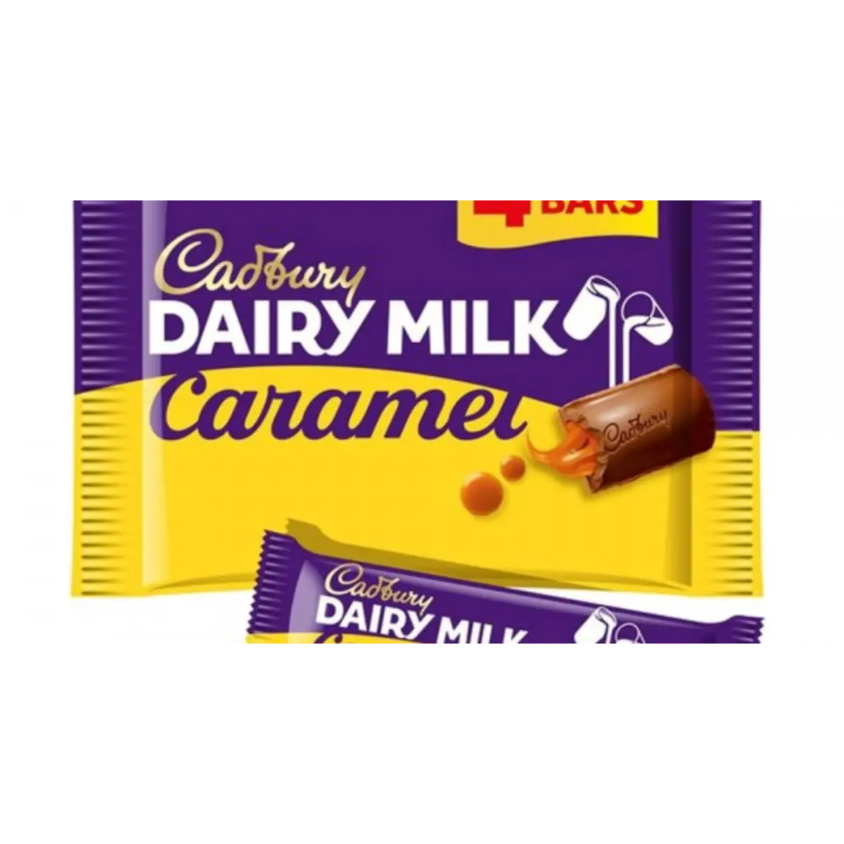 Cadbury Dairy Milk Caramel Chocolate Bar 4 pcs 148 gm - view 1