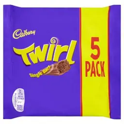 Cadbury Twirl Chocolate Bar 5 pcs 107.5 gm