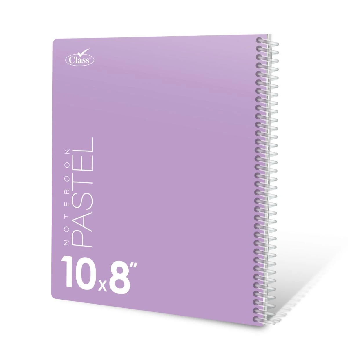 Class 8X10 Purple Spiral Note Book 80 sheets
