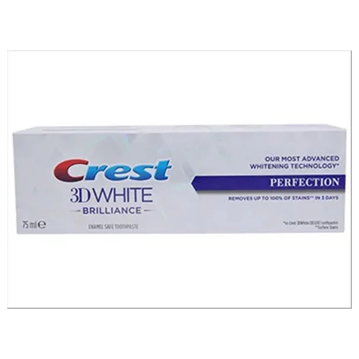 Crest 3D White Brilliance Stain Removal Perfect 75ML