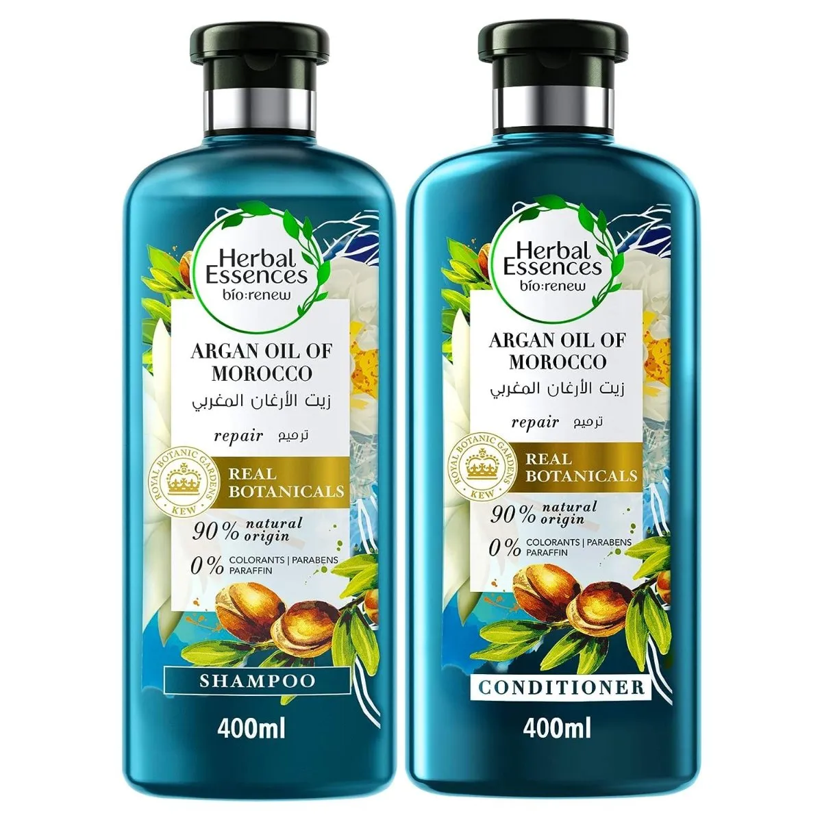 Buy Herbal Essences Shampoo+Conditioner Argan 2 Pcs 400 ml | Ninja