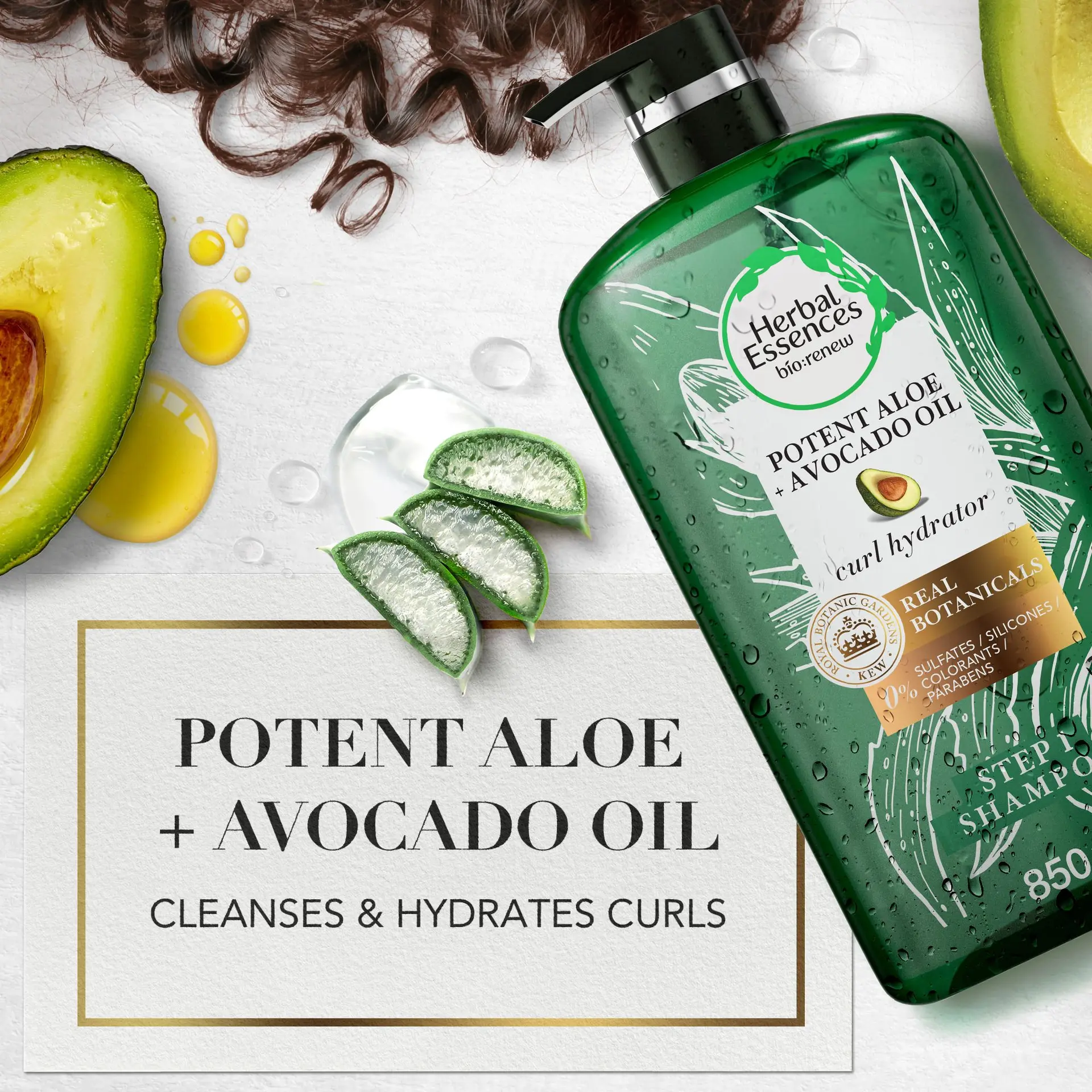 Herbal Essences Bio Renew Potent Aloe Avocado Oil Shampoo 850 ml - view 2