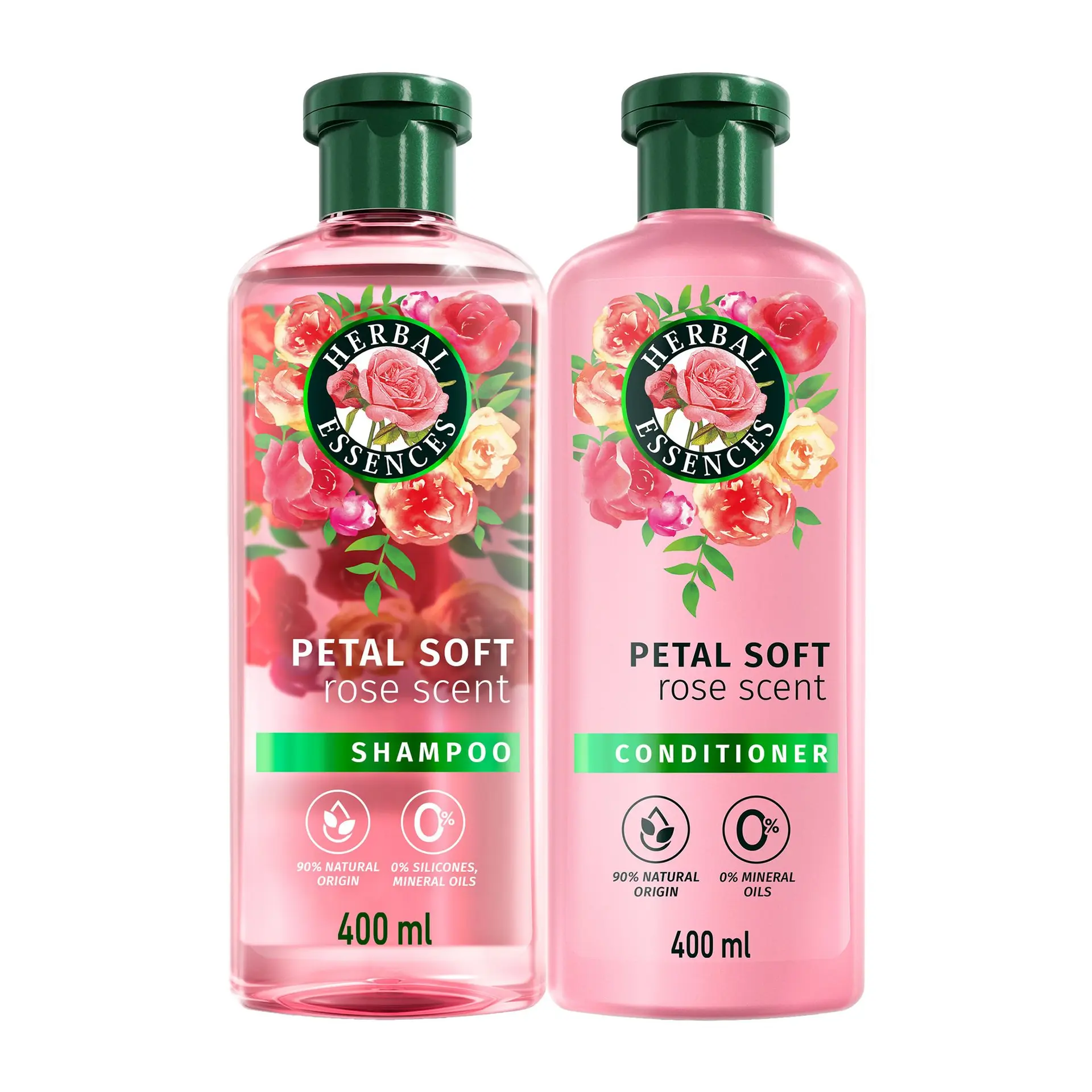 Herbal Essences Petal Soft Rose Scent Shampoo And Conditioner 400 ml - view 1