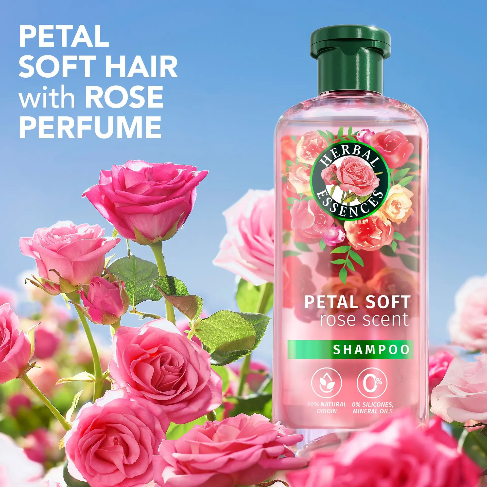 Herbal Essences Petal Soft Rose Scent Shampoo And Conditioner 400 ml - view 2