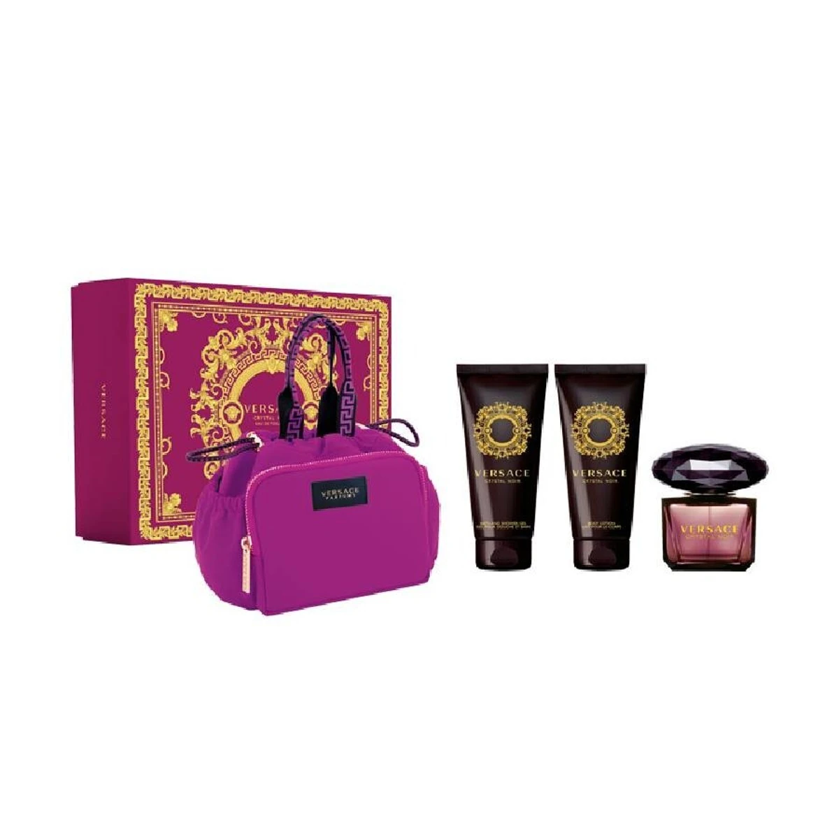 Versace Crystal Noir Woman Set 4 Pcs