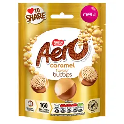 Nestle Aero Bubbles Caramel Pouch 92 gm