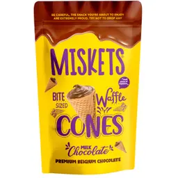 Miskets Milk Chocolate Filled Cornet Wafer 70g