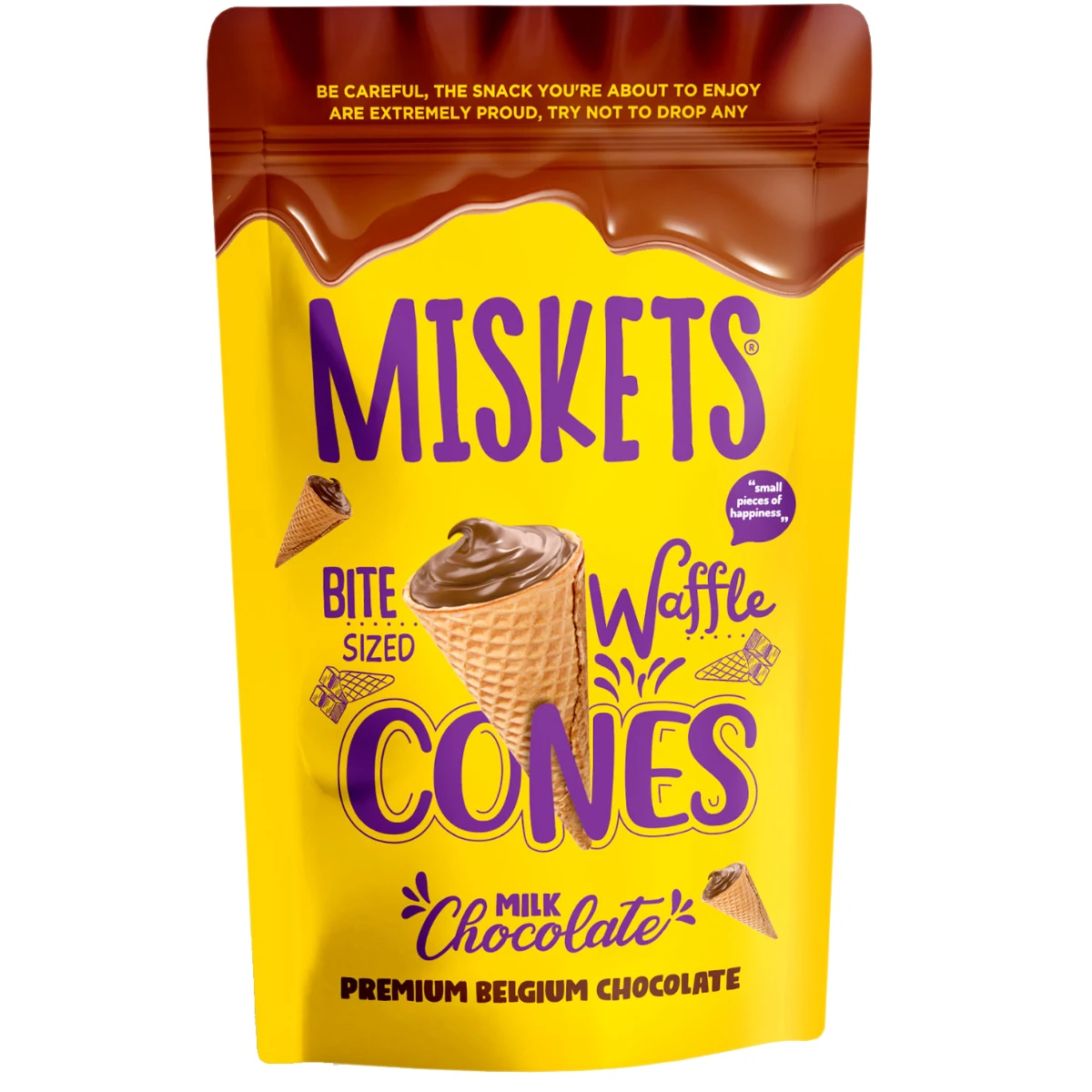 Miskets Milk Chocolate Filled Cornet Wafer 70g