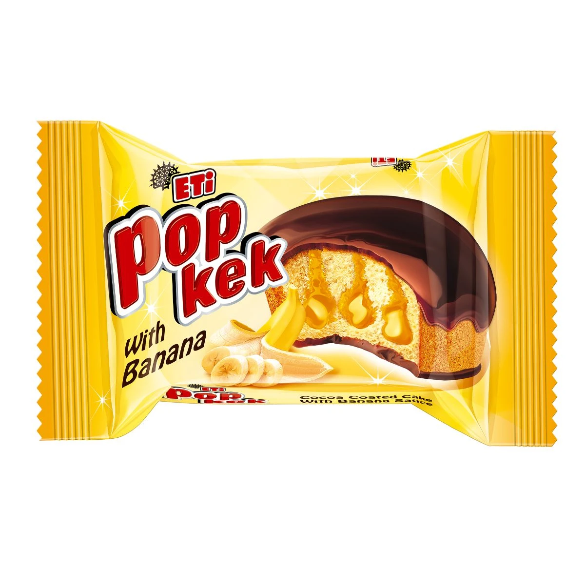 Eti Popkek Coated Chocolate & Filled Banana 35 gm